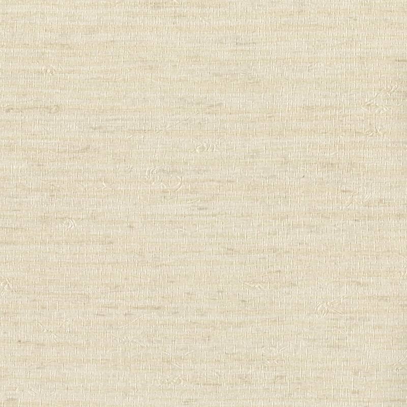 Everest Cream Faux Grasscloth Wallpaper