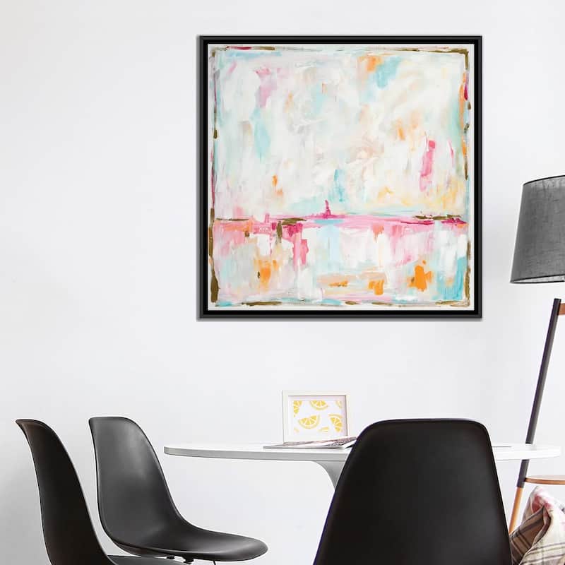 iCanvas "Cotton Candy Cloud" by L. Hewitt Framed Canvas Print