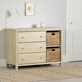 South Shore Cotton Candy Dresser with Baskets