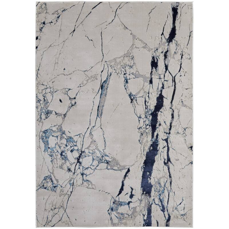 Texo Power Loomed Distressed Stain Resistant Area Rug By HomeRoots - 34' X '20' X '0.39