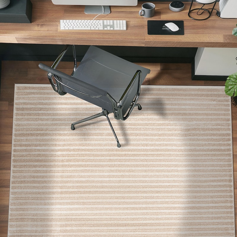 Contemporary Striped Area Rug