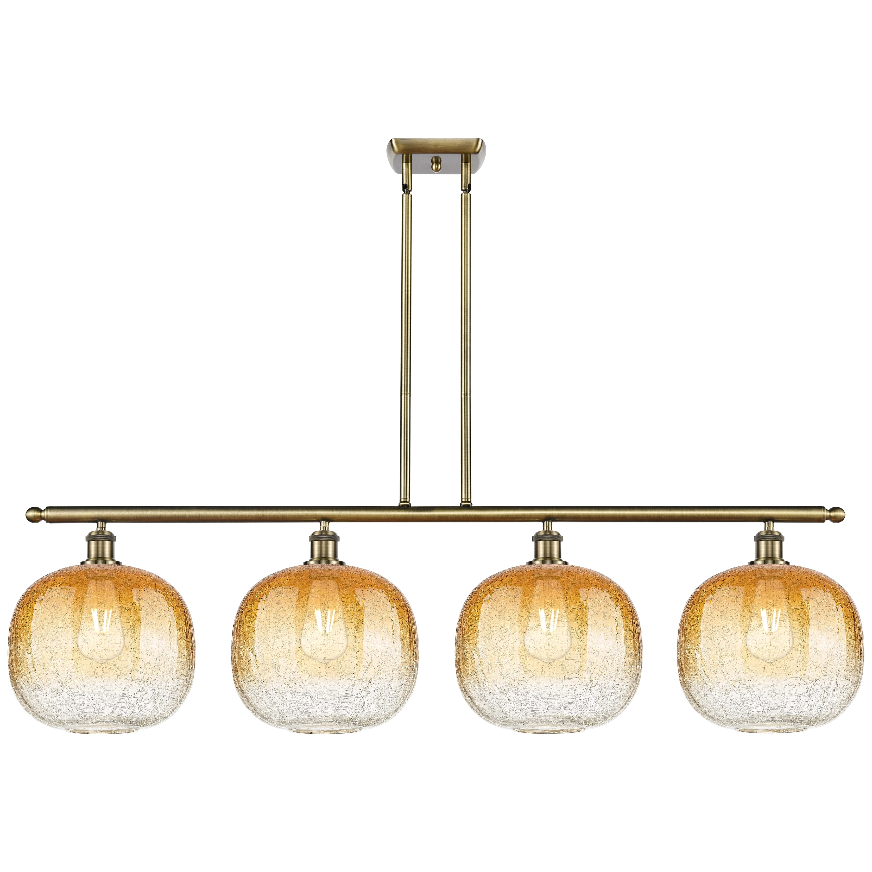 Innovations Lighting Endless Possibilities Ballston - Brookhaven Sphere - 4 Light 49" Stem Hung Island Light