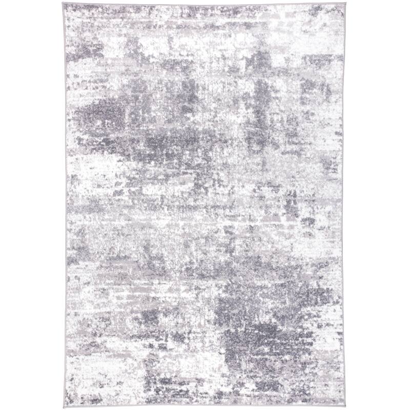 World Rug Gallery Distressed Abstract Area Rug