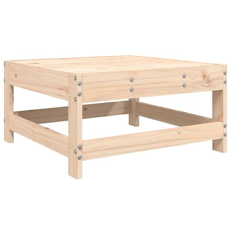 vidaXL Garden Lounge Set Natural Pine Solid pine wood, Plywood Large - 24.4 x 24.4 x 27.8