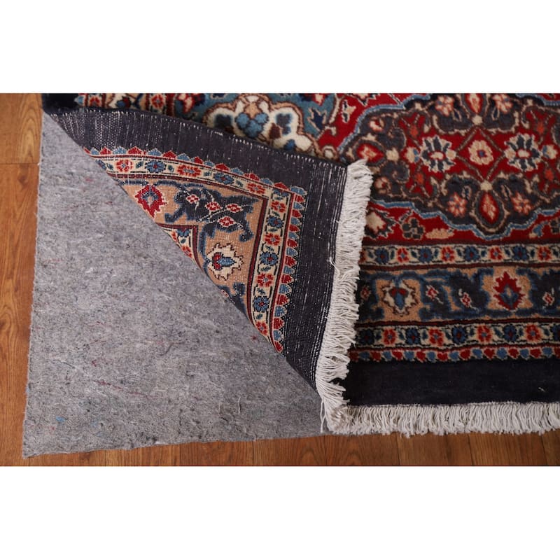 Handmade Vegetable Dye Kashmar Persian Large Rug Navy Blue Wool - 11'5" x 16'0"