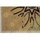 preview thumbnail 4 of 4, Nourison Contour Contemporary Gold Multicolor Abstract Floral Medallions Area Rug