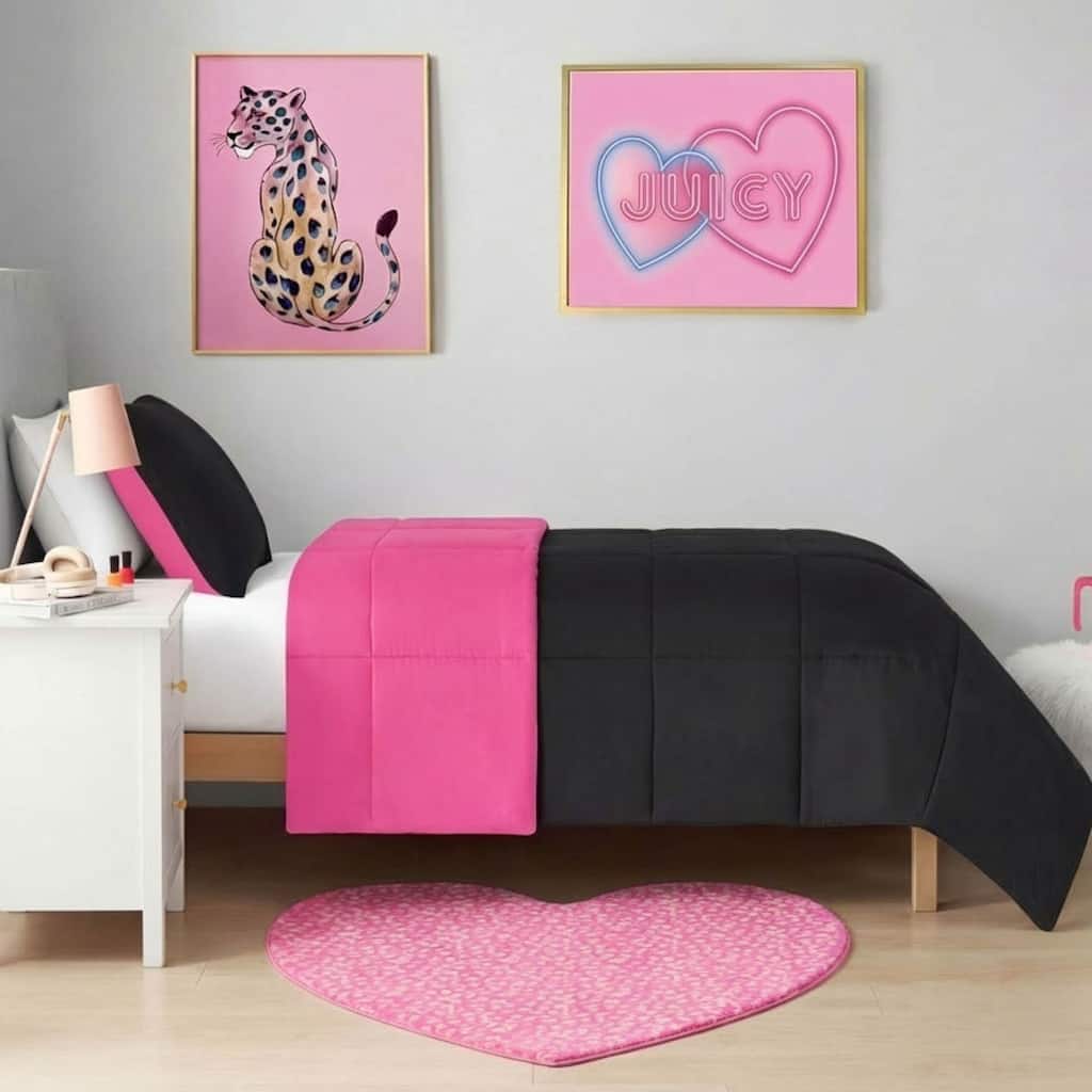 Juicy Couture Metallic Leopard Plush Rugs