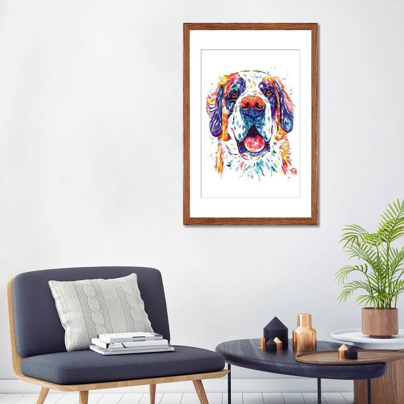 iCanvas "St. Bernard" by Lisa Whitehouse