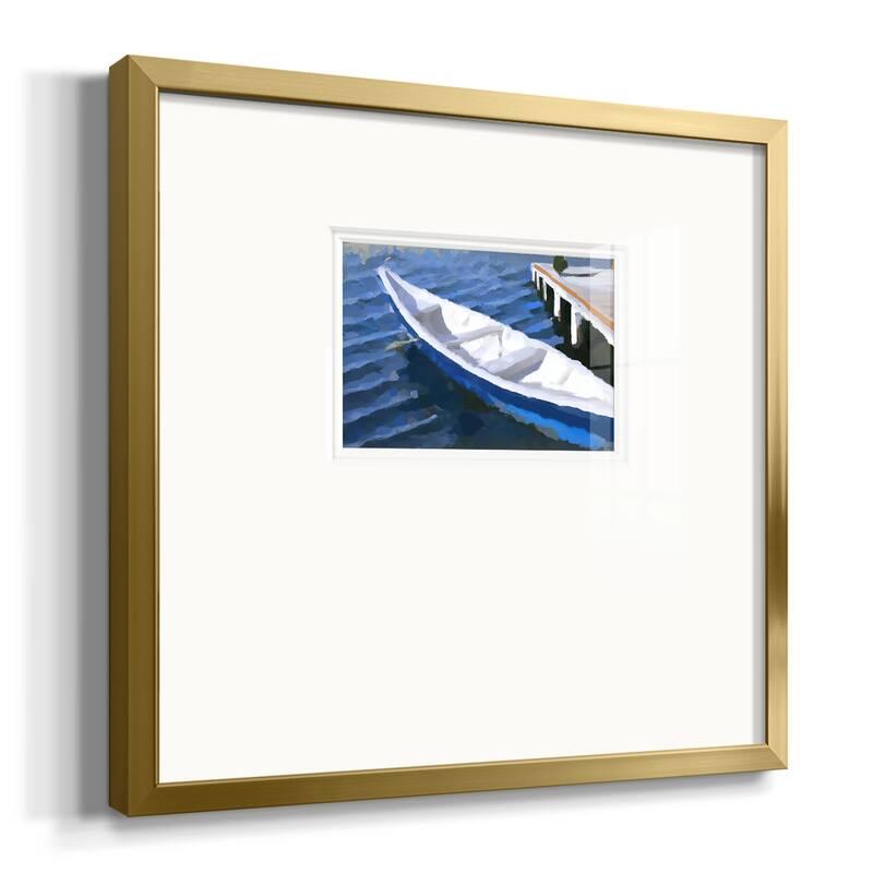 Colorful Rowboat IVPremium Framed Print