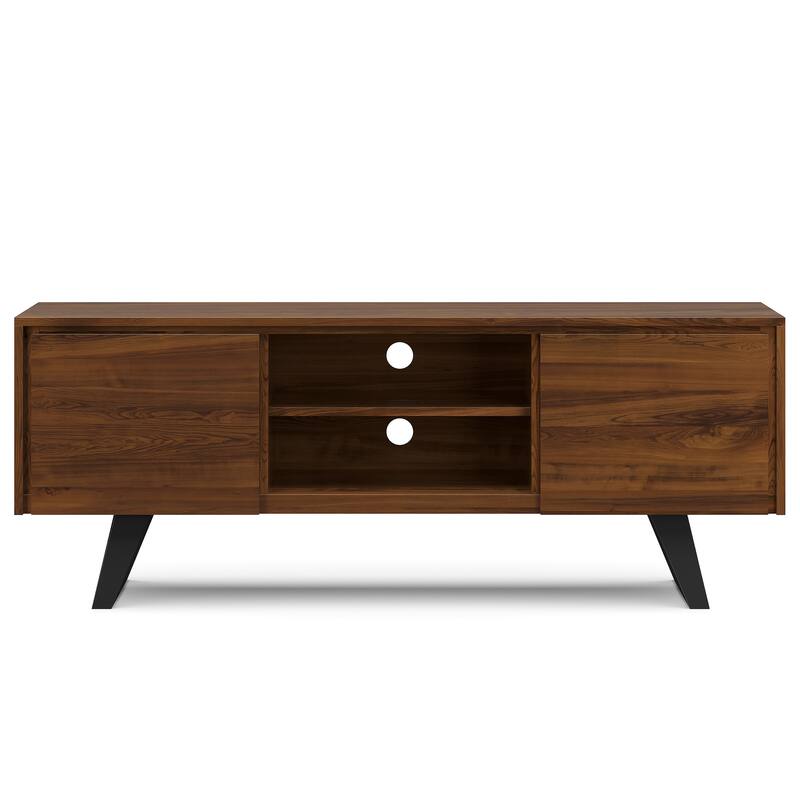 WYNDENHALL Mitchell WOOD Modern Industrial TV Media Stand For TVs