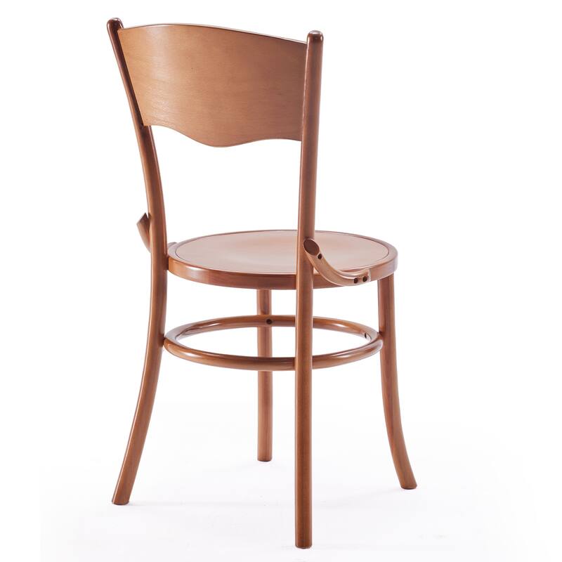 Solid Wood Dining Set of 2, Rustic Farmhouse Kitchen & Dining Room Chairs, Mid Century Table Chairs, Fully Assembled