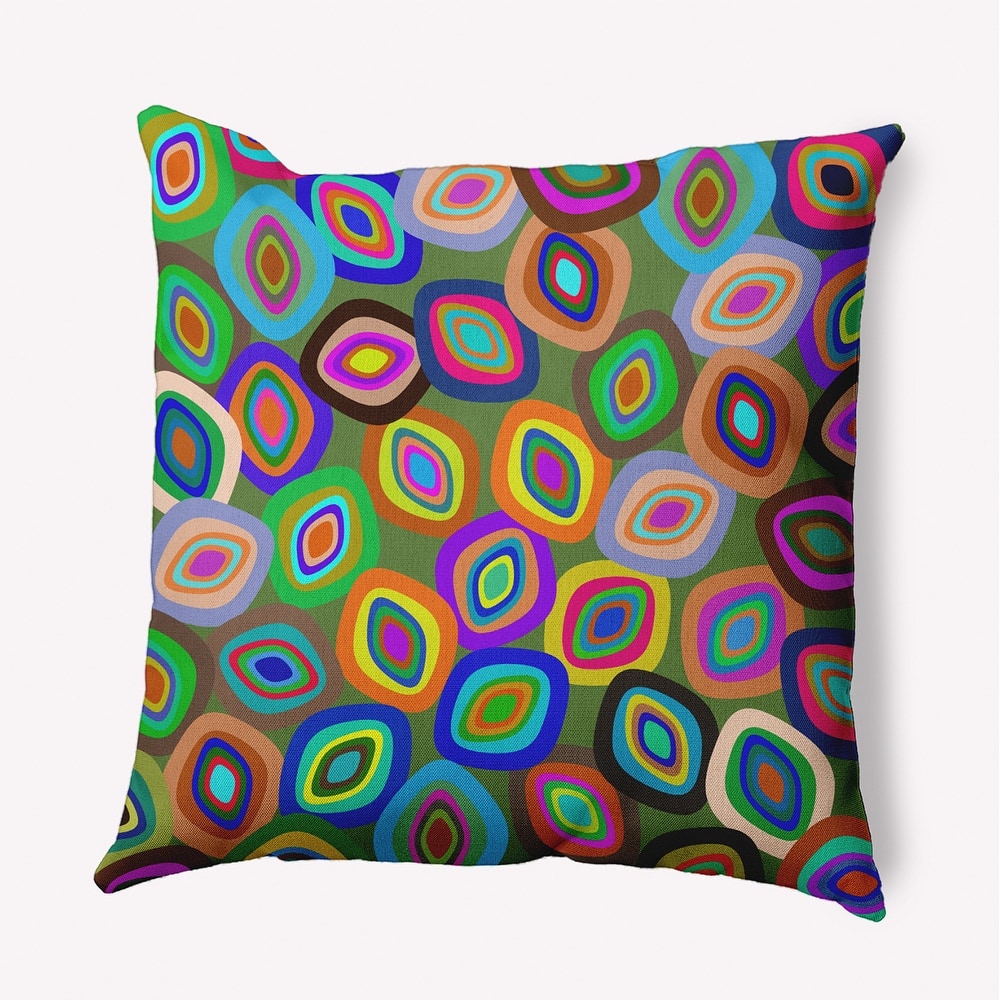 Modern Leaf Pile Accent Pillow