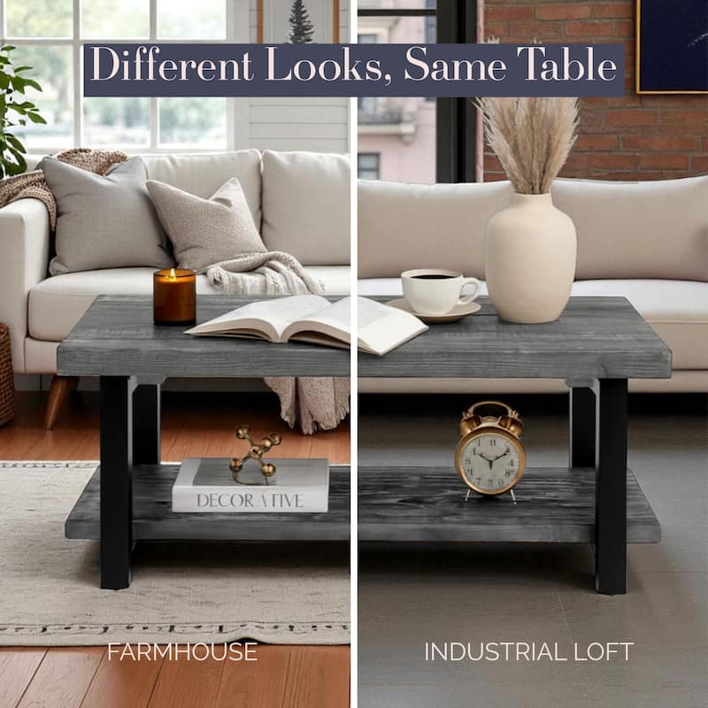 Carbon Loft Lawrence Reclaimed Solid Wood 42-inch Coffee Table