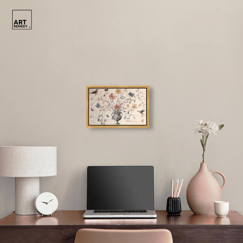 Antique Bouquet Canvas by Art Remedy