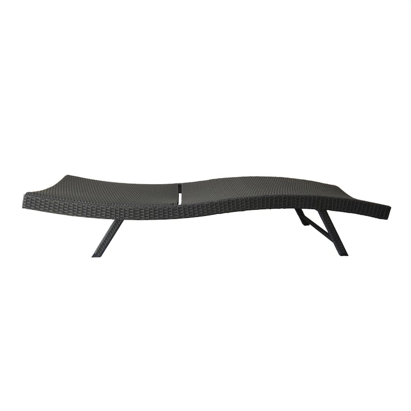 Kauai Outdoor Wicker Chaise Lounge (Set of 2) by Christopher Knight Home - N/A