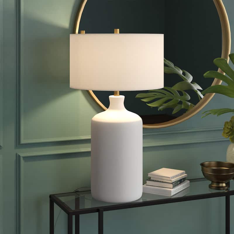 Sloane 29" Tall Ceramic Table Lamp with Fabric Shade