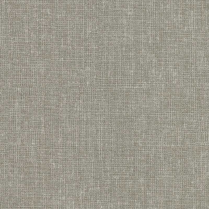 Gabardine Grey Linen Texture Wallpaper