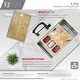 preview thumbnail 6 of 7, STYLISH 17 inches Large and Thick Bamboo Cutting Board with Juice Groove - 16.75" x 11"