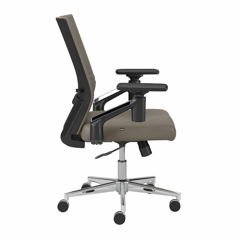 Laguna Mid Back Leather Office Chair by Bush Business Furniture