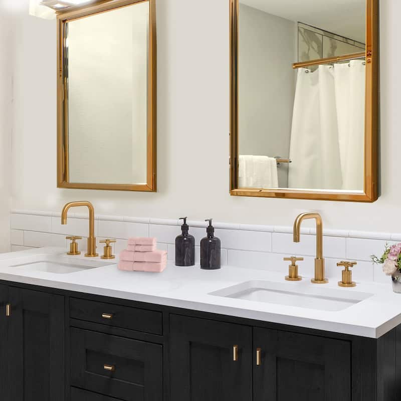 Highpoint Collection White Ceramic Undermount Vanity Sink