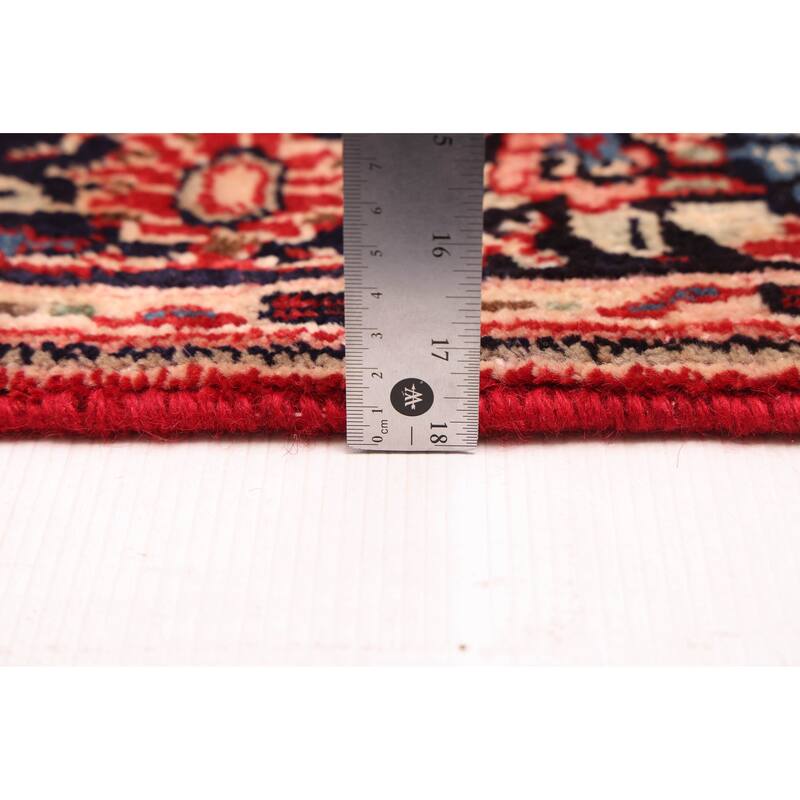 ECARPETGALLERY Hand-knotted Andelz Red Wool Rug - 4'2 x 6'7