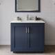 Option Dark Blue / Giotto Quartz Top / Brushed Nickel