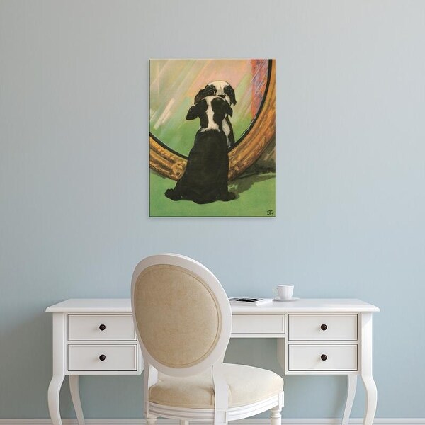 Easy Art Prints Unknown's 'Terrier Trouble IV' Premium Canvas Art