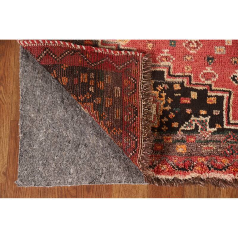 Qashqai Persian Vintage Area Rug Handmade Tribal Wool Carpet - 3'9"x 5'7"