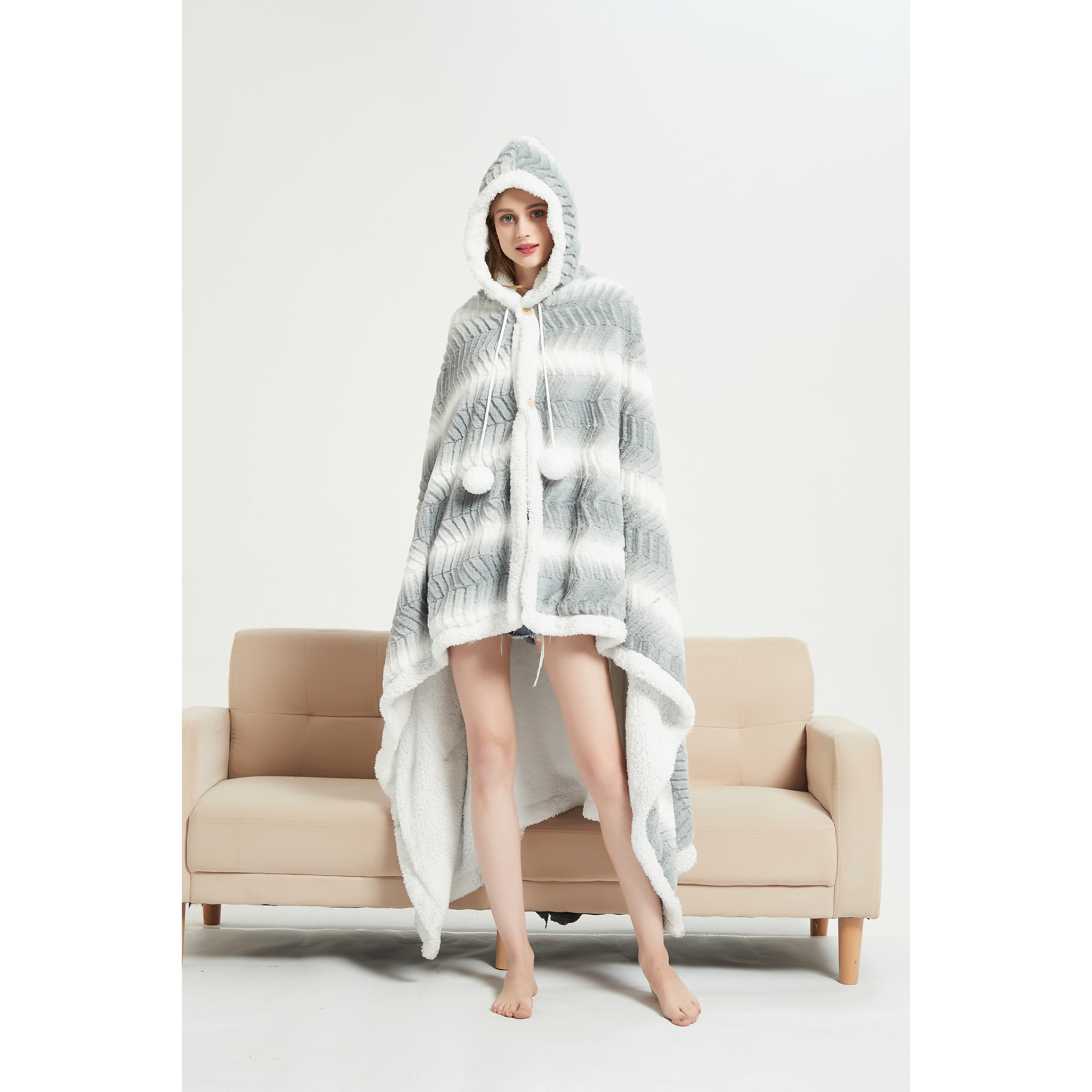 Bed bath and beyond blanket hoodie sale