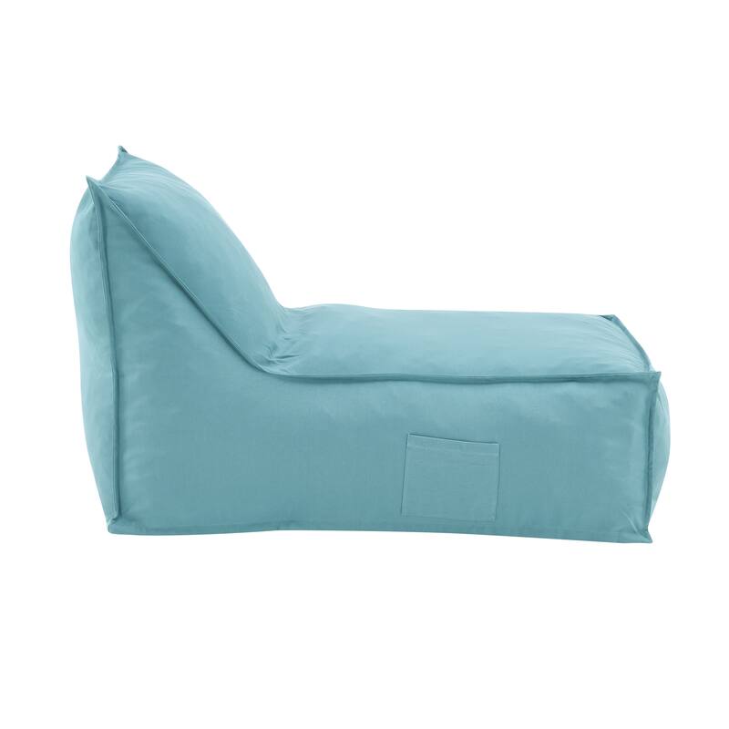 Christopher Knight Home- Carter Outdoor Fabric Bean Bag Lounge Chair