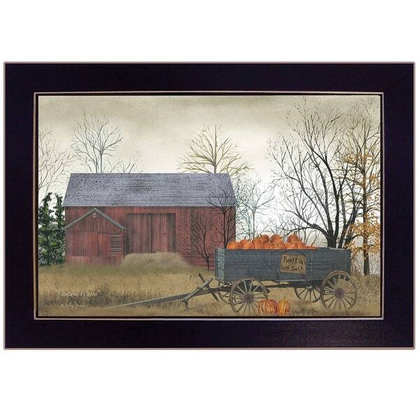 Pumpkins For Sale 3 Black Framed Print Wall Art