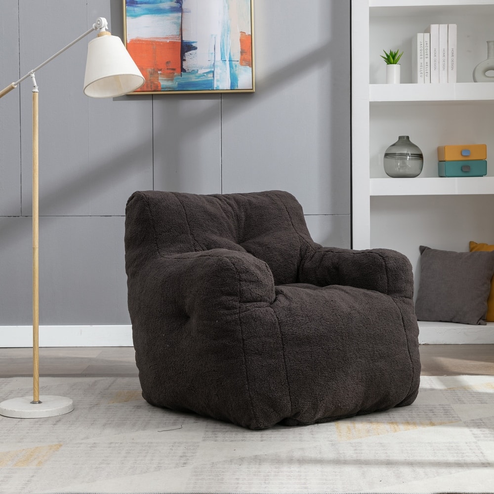 39.37" Bean Bag Chair with Memory Sponge