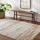 preview thumbnail 1 of 4, Valet Casual Abstract Stripe Area Rug Orange/Gray - 2' x 2' 11"
