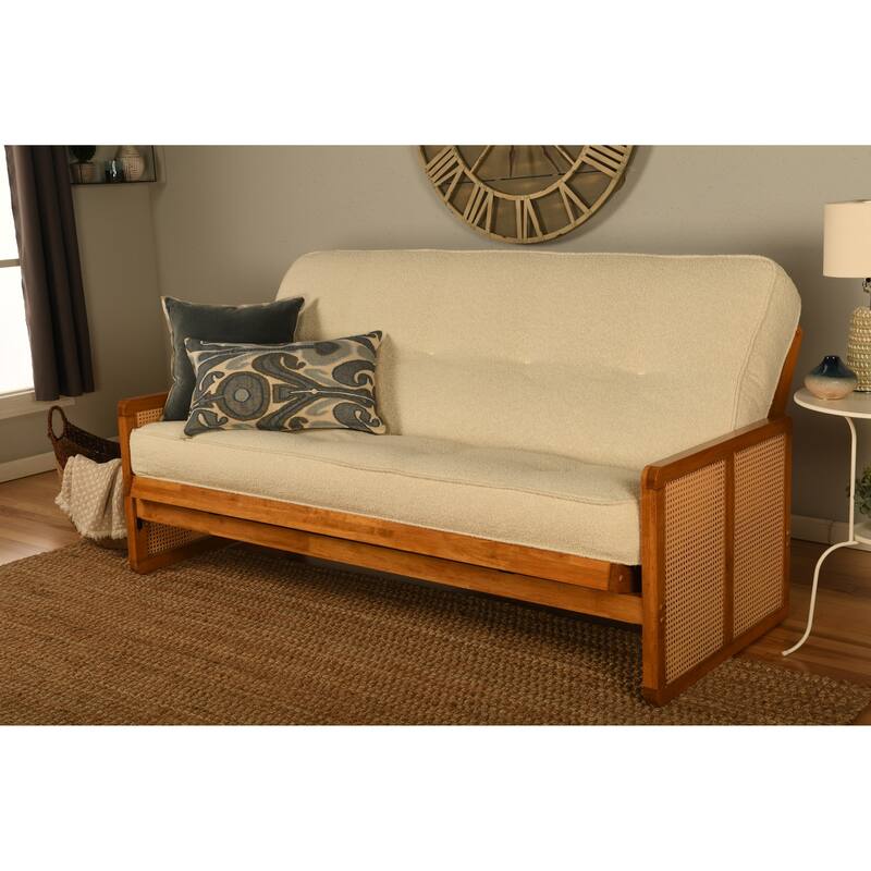 Somette Westport Full-size Futon Frame in Honey Finish, Mattress Not Included