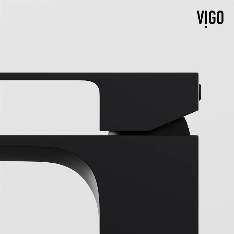 VIGO Dunn 6" H Single Handle Single Hole Bathroom Faucet