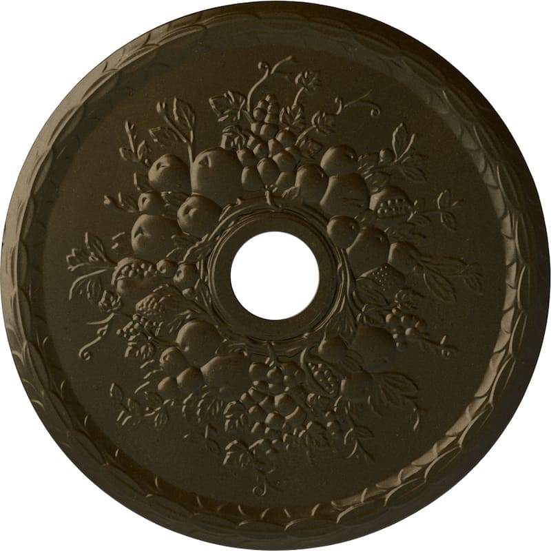 22 5/8"OD x 3 5/8"ID x 5/8"P Grape Ceiling Medallion