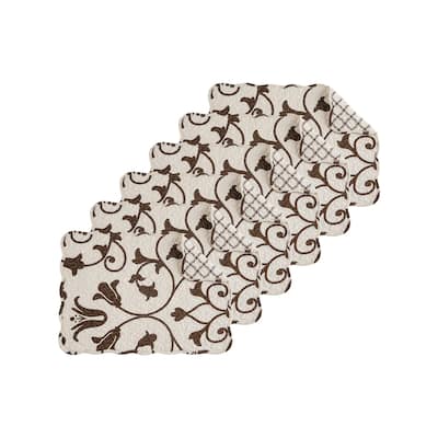 Sophia Quilted Placemat Set 6