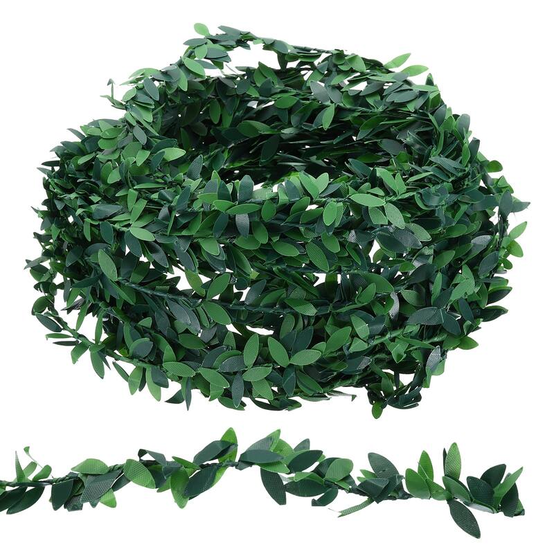 8.2 Yards Artificial Vines, Artificial Garland Leaf Ribbon Fake Leaves