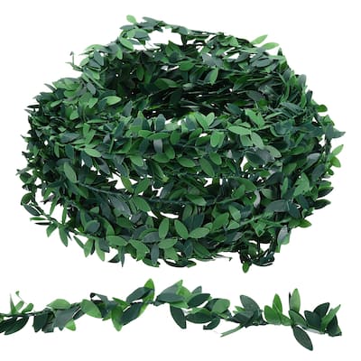 8.2 Yards Artificial Vines, Artificial Garland Leaf Ribbon Fake Leaves