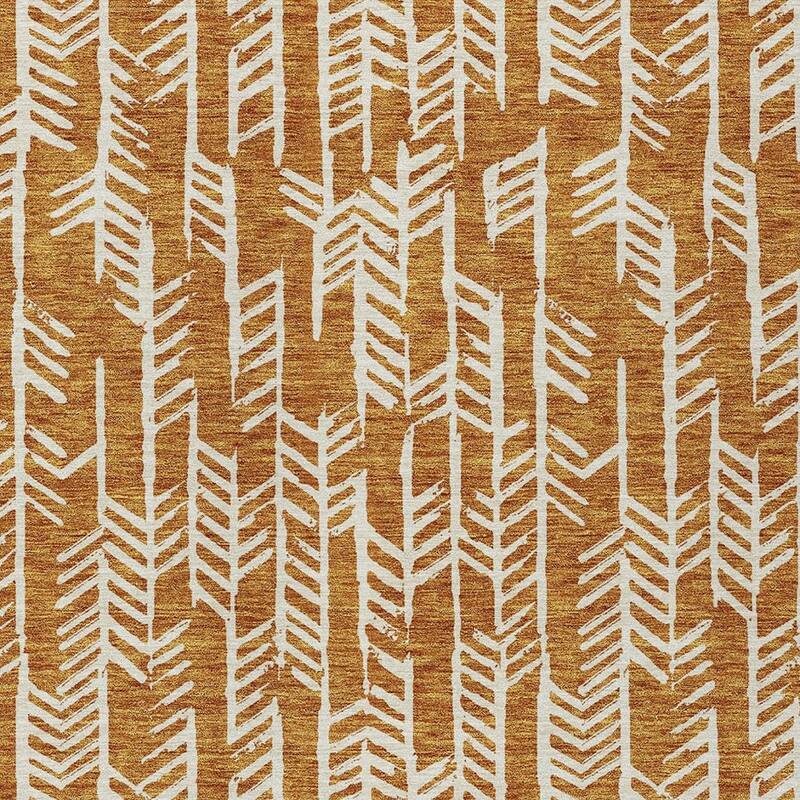 HomeRoots Tribal Transitional Rectangle Outdoor Rug