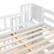 preview thumbnail 12 of 22, Kid-Friendly Design Full Size Loft Bed with Desk and Drawers