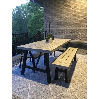 Boracay Outdoor 3-piece Picnic Dining Set by Christopher Knight Home