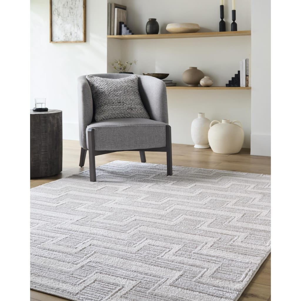 Livabliss Moroccan Wolly Stripe Area Rug
