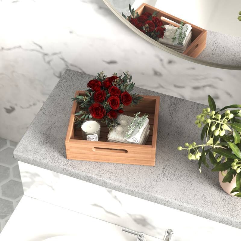 Moa Teak Storage Tray