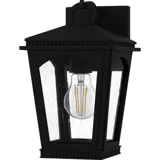 Earth Black Outdoor Wall Lantern from the Huck Collection