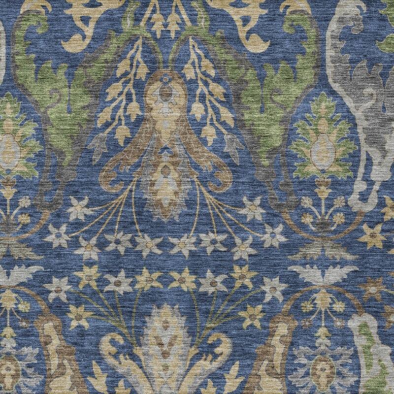 HomeRoots Floral Transitional Rectangle Outdoor Rug