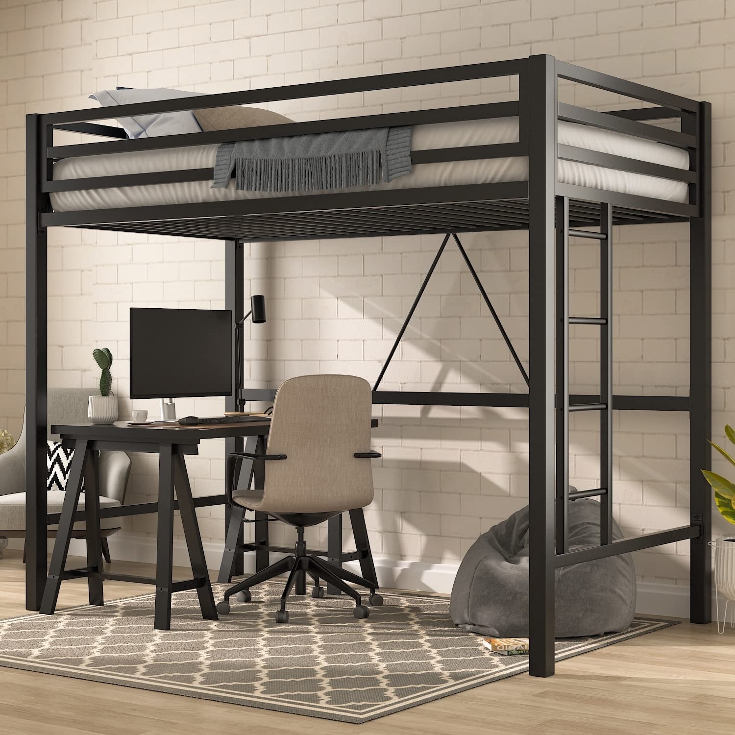 Loft bed sale with removable ladder