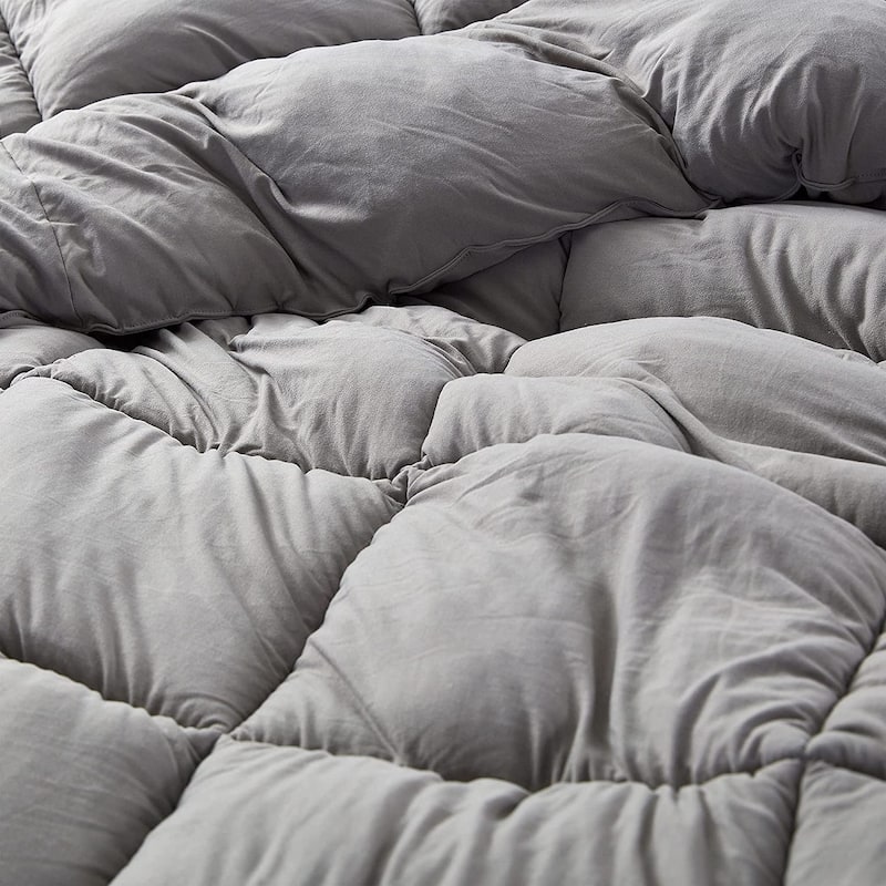 Summertime - Coma Inducer® Oversized Comforter - Black & Gray