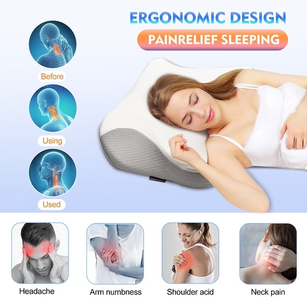 Neck pain sleeping pillow sale