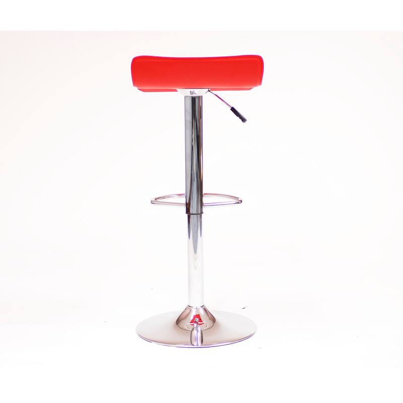 Contemporary Adjustable Swivel Stools, Set of 2